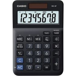 Calculadora Casio MS-8F negra 8 dígitos
