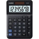 Calcolatrice Casio MS-8F nera 8 cifre