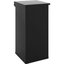 Pattumiera a pedale Dutchdesign 31709809 alluminio verniciato a polvere nero