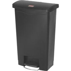 Pattumiera a pedale Rubbermaid 76224559 polietilene nero