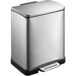 Pattumiera a pedale Eko 31650217 inox (acciaio inossidabile) argento