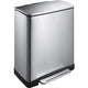 Pattumiera a pedale Eko 31650231 inox (acciaio inossidabile) argento