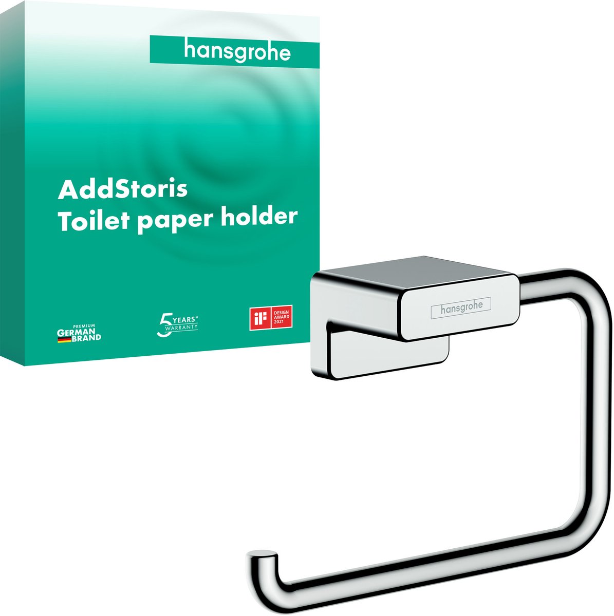 Hansgrohe addstoris portarrollos sin solapa cromado