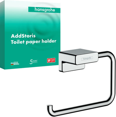 Portarotolo Hansgrohe Addstoris senza ribaltina cromato