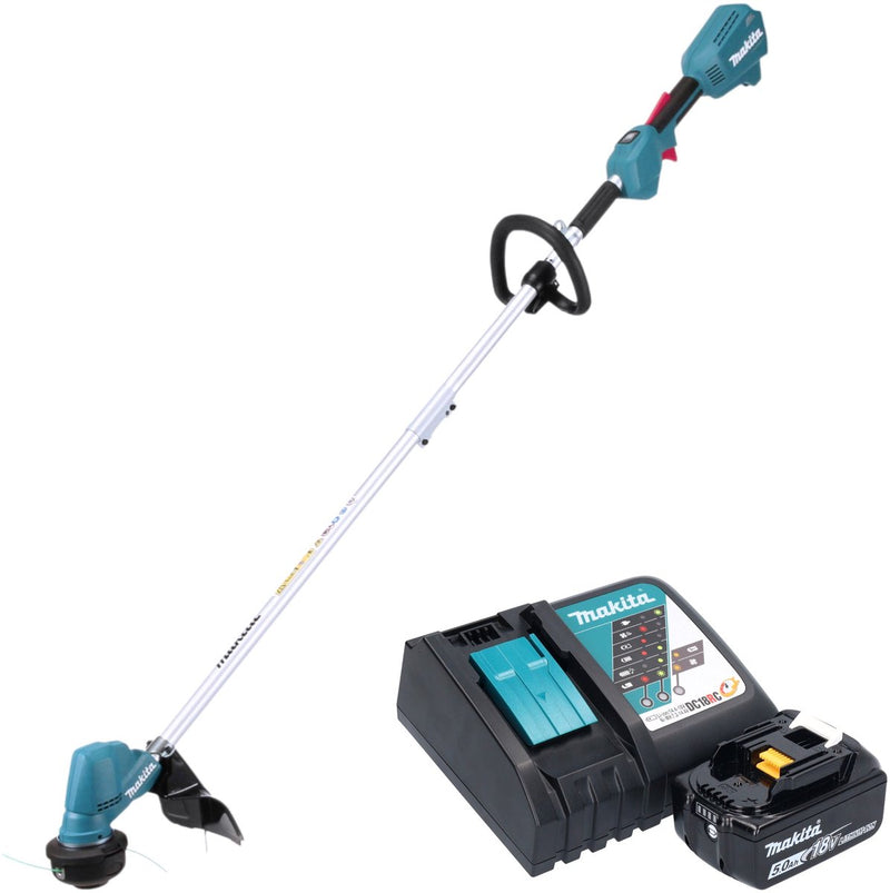 Batería para cortabordes Makita dur192lrt1 incl. batería, incl. cargador 18 v 5,0 ah ancho de corte máx.: 300 mm