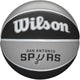 Wilson NBA Team Tribute San Antonio Spurs Basketball Silver 7