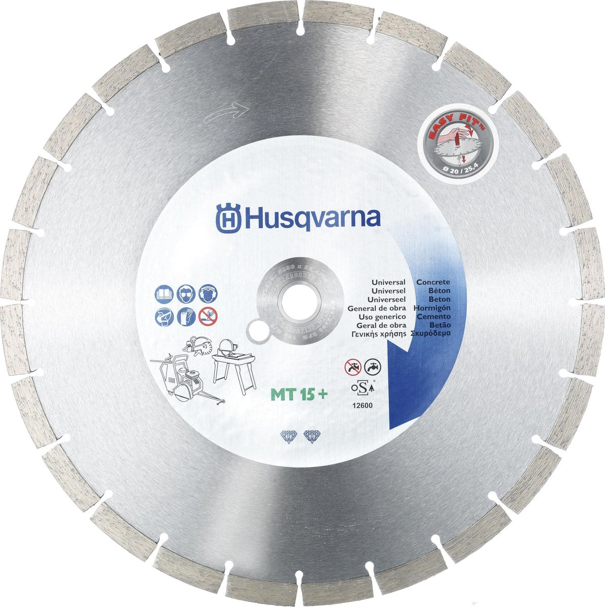 Disco de diamante Husqvarna tactil-cut ø350mm