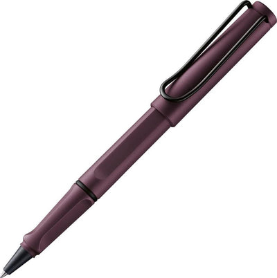 Penna roller Lamy Safari Scarlet | impugnatura ergonomica | spessore scrittura m | alloggiamento in robusta plastica ASA | incluso ricarica per penna roller m 63 blu