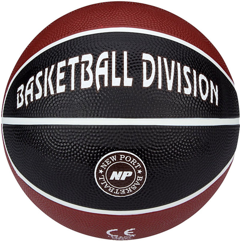 Stampa mini basket New Port - bordeaux bianco e nero - 3