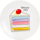 Blond Amsterdam – recupero - piatto da torta arcobaleno -18 cm