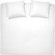 Funda nórdica de la mañana de Cenicienta - doble - twin extra ancha - 260x200 220 cm - blanco + 2 fundas de almohada 60x70