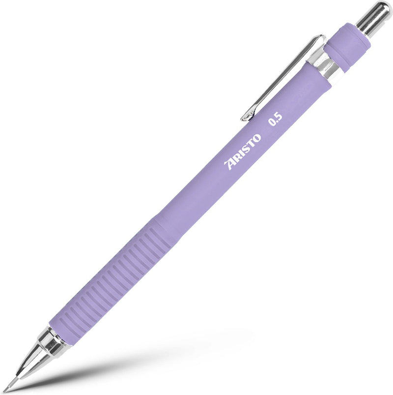 Portamine Aristo - serie studio art - pennino 0,5 mm - durezza hb - con gomma - lavanda morbida - ar-85717