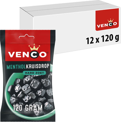 Venco mentolo croce liquirizia (12x120gr)