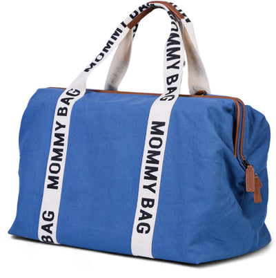 Childhome mommy bag® - verzorgingstas - indigo - signature collection - ruime, waterafstotende luiertas