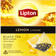 Tè al limone Lipton - 80 bustine di tè piramidale - tè nero al limone - 4 x 20 bustine - confezione risparmio