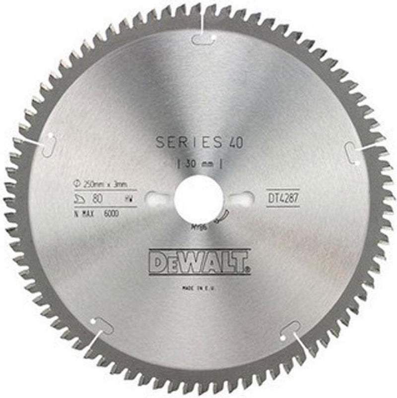 Accessori Dewalt sega circolare. s40 250x30x80t - dt4287-qz