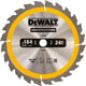 Dewalt dt1939-qz - tarcza constructie - 184mm - 24 tanden - atb geometrie
