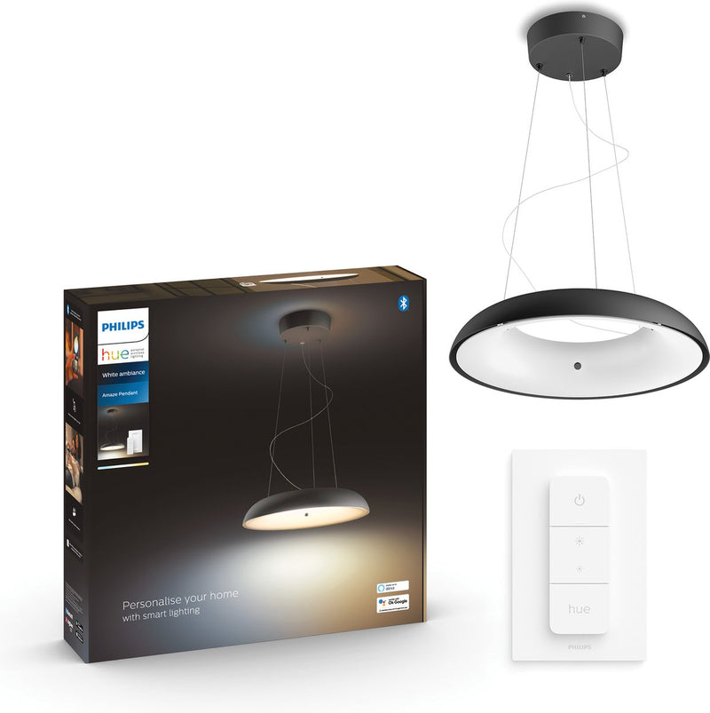 Lampada a sospensione Philips Hue Amaze - luce bianca da calda a fredda - nero - 1 dimmer