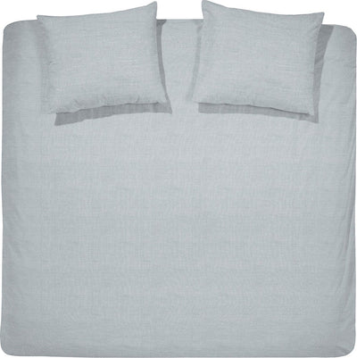 Funda nórdica Cinderella lyn - 1 persona - algodón - 140x200 220 cm - gris claro + 1 funda de almohada 60x70