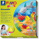 Fimo kids 8034 - pasta da modellare autoindurente - set da gioco per la vita marina