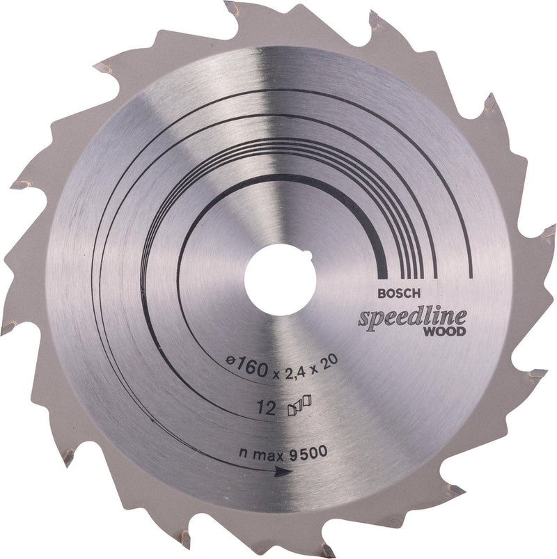 Bosch cirkzb speed 160x20x2,4 12t fz wz