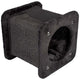 Duvo plus relax! krabtunnel square 30x30x28cm zwart