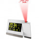 Reloj despertador radiocontrolado Technoline - proyección de tiempo y temperatura - inc. sensor exterior - pronóstico del tiempo - fecha - wt 549
