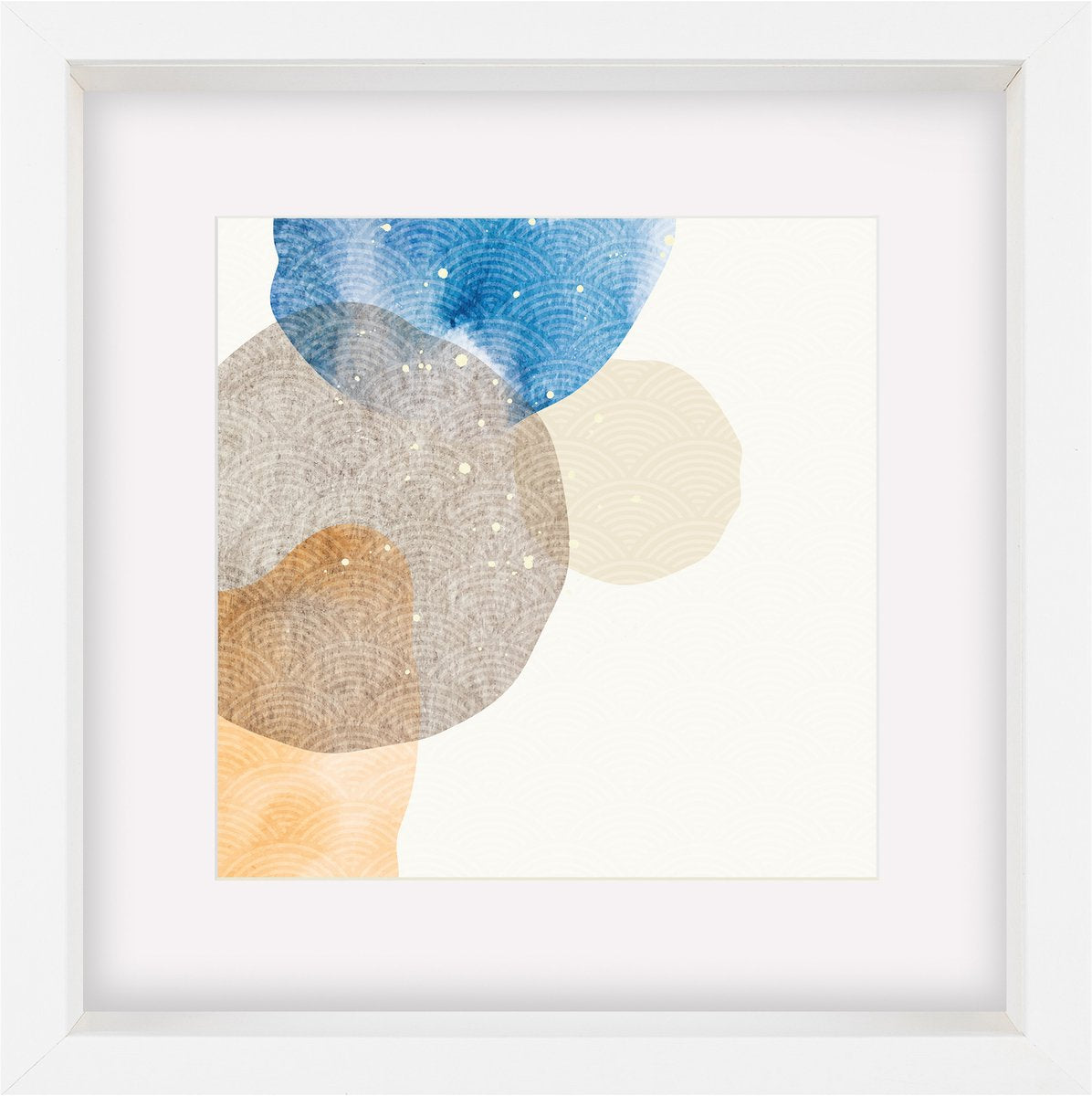 Walther shape - 3d fsc houten lijst - fotoformaat 40x40 cm - kunstglas - wit