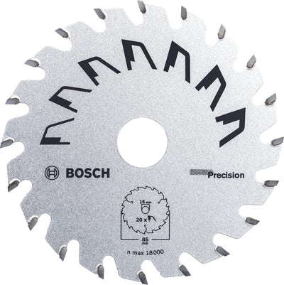Hoja sierra circular bosch 85x1.1 0.7x15 20t