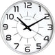 Unilux pop maxi reloj - gris - ø 37,5 - redondo