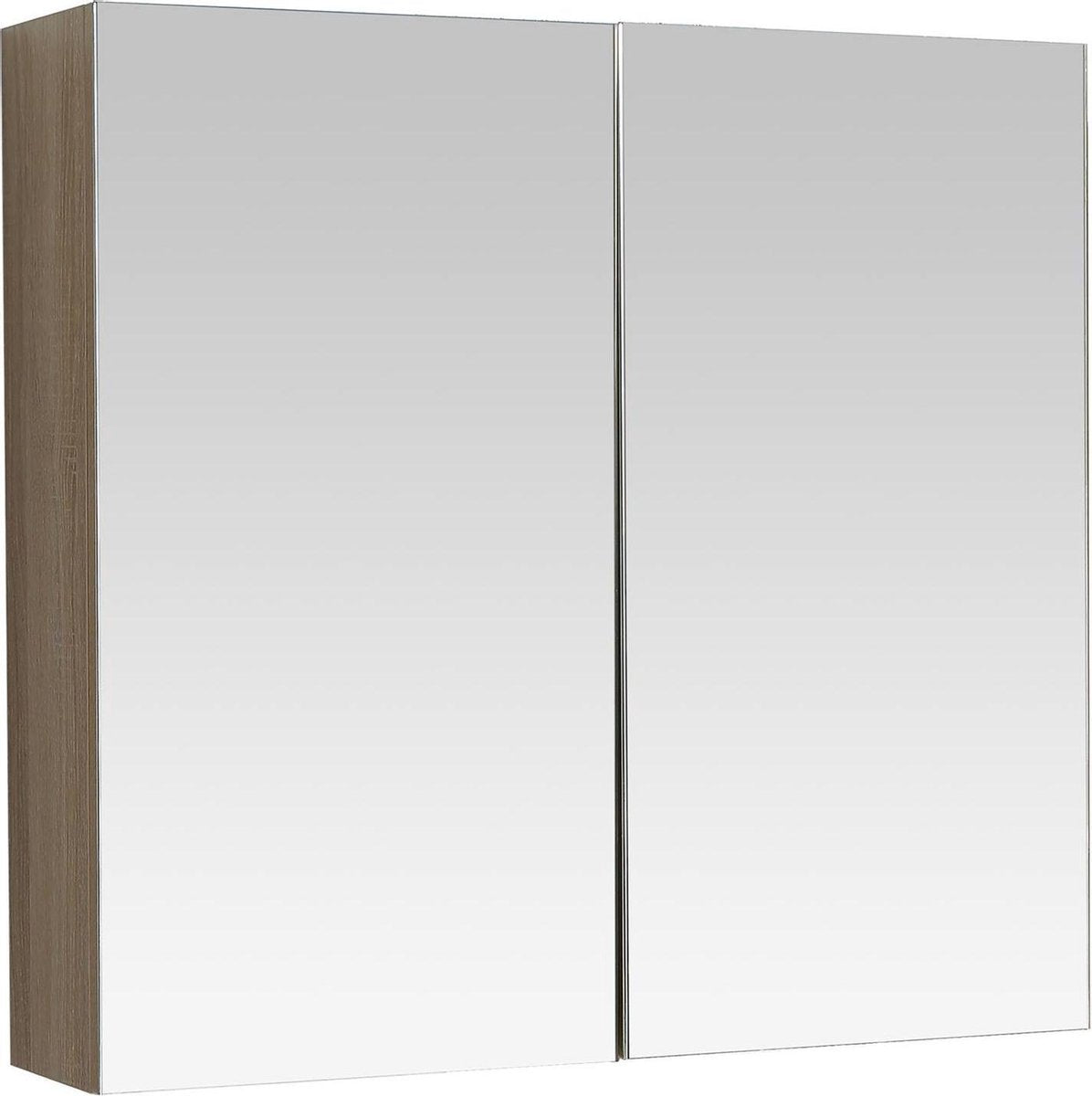 Differnz mueble con espejo reno 75cm roble