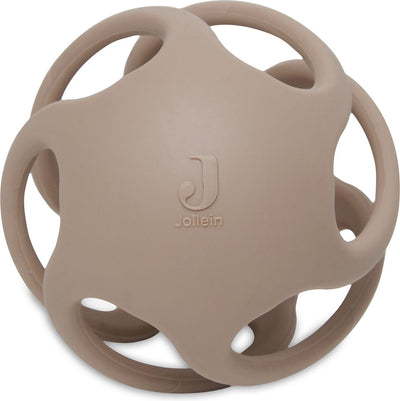 Jollein - anello da dentizione con sfera in silicone ø 9,5 cm - anelli da dentizione per bambini - biscotto