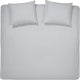 Funda nórdica de fin de semana Cenicienta - doble - algodón - camas gemelas extra anchas - 260x200 220 cm - gris claro