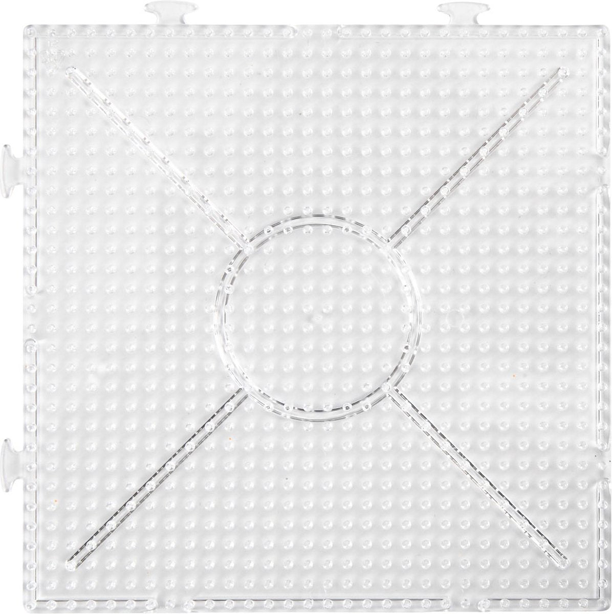 Creativ Company Photo Pears Subplate Clear Square 15x15cm, 2st.