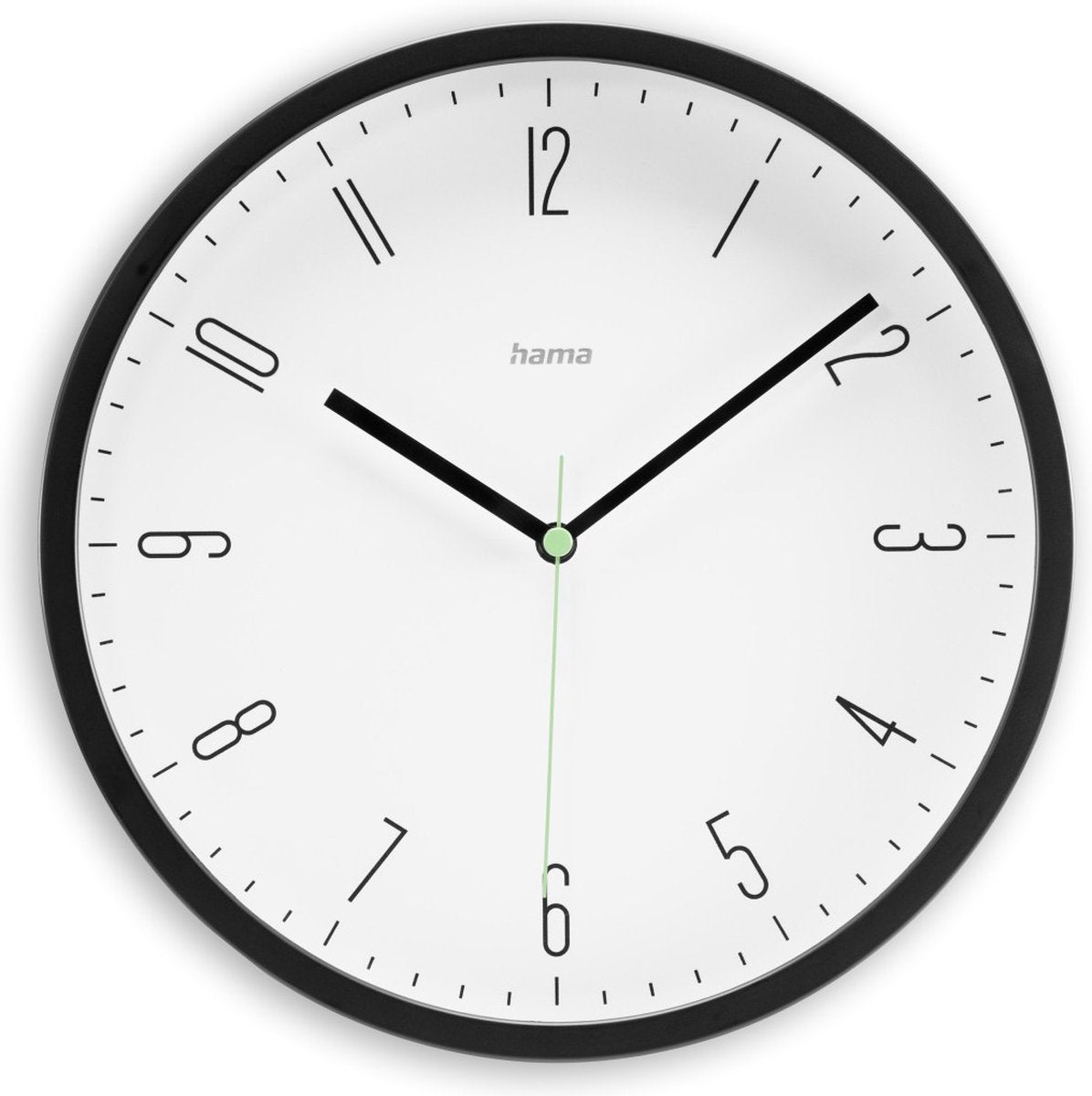 Orologio da parete Hama - capri - quarzo - analogico - nero