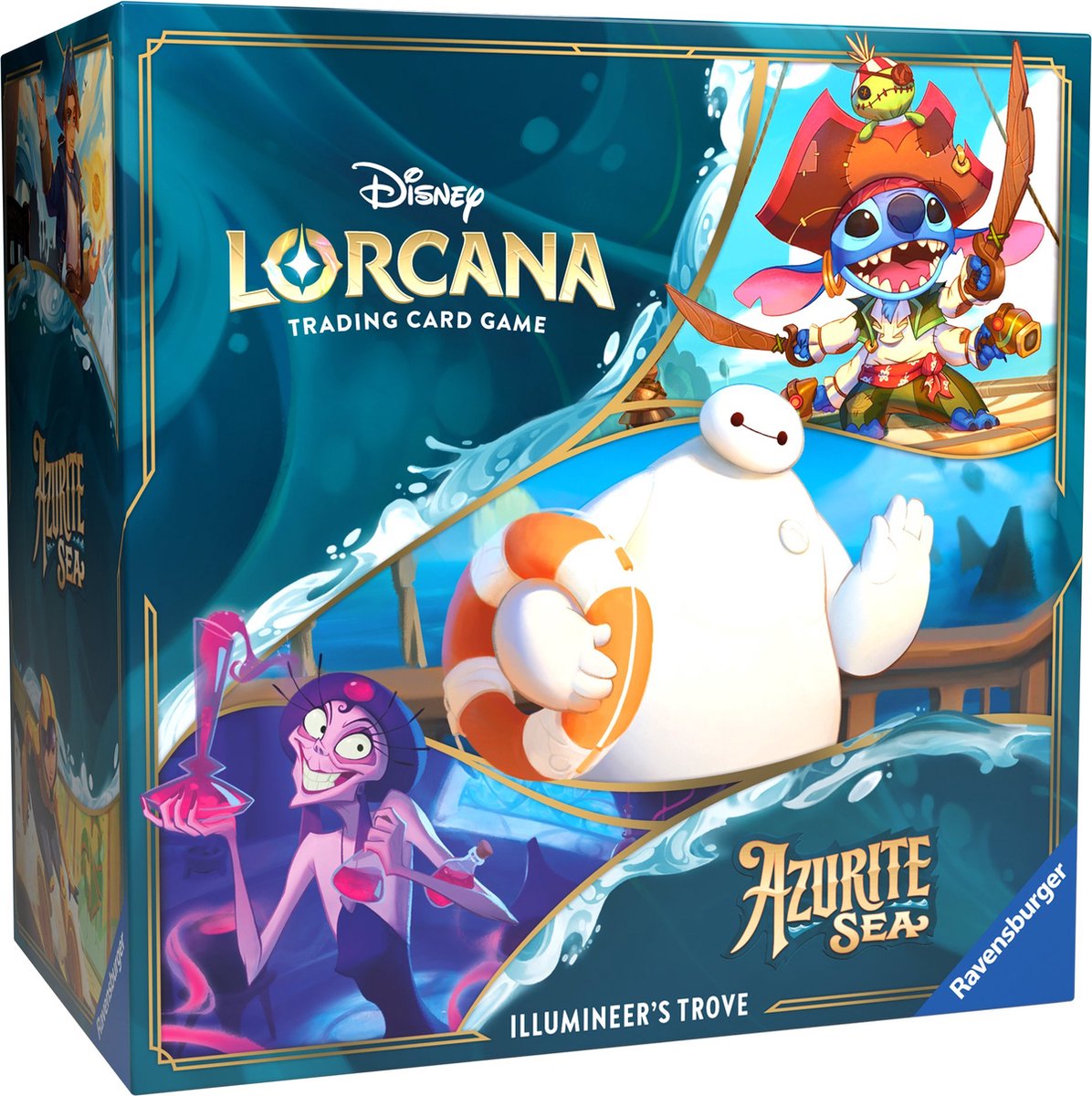 Ravensburger disney lorcana tcg azurite sea llumineer's trove *english edition* trading cards