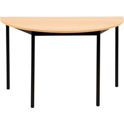 Halfronde tafel sodematub ft126dero-1111 beuken zwart