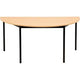 Tavolo semicircolare sodematub ft168dero-1111 faggio nero
