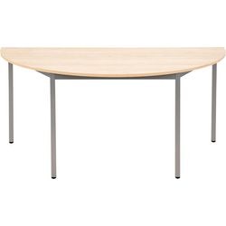 Semi-circular table sodematub ft168dero-6515 maple silver