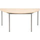 Semi-circular table sodematub ft168dero-6515 maple silver