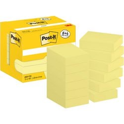 Notas adhesivas post-it 653-y12 38x51mm liso amarillo