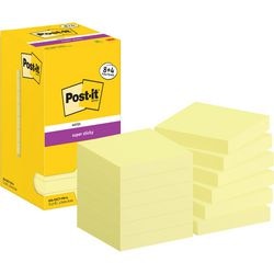 Post-it super adesivo post-it 654-sscy-p8+4 76x76 mm tinta unita giallo