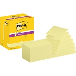 Notas z súper adhesivas post_it r350-12sscy 76x127mm amarillo