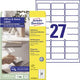 Etichette multifunzionali avery l4737rev-10 carta bianca