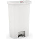 Pattumiera a pedale Rubbermaid 76224030 pe (polietilene) bianco