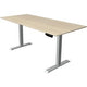 Kerkmann scrivania sit-stand 10227750 mossa 1 acero; argento
