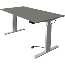 Kerkmann scrivania sit-stand 10232812 truciolare grafite, argento
