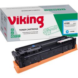 Cartucho de tóner compatible vikingo hp 415x w2031x cian