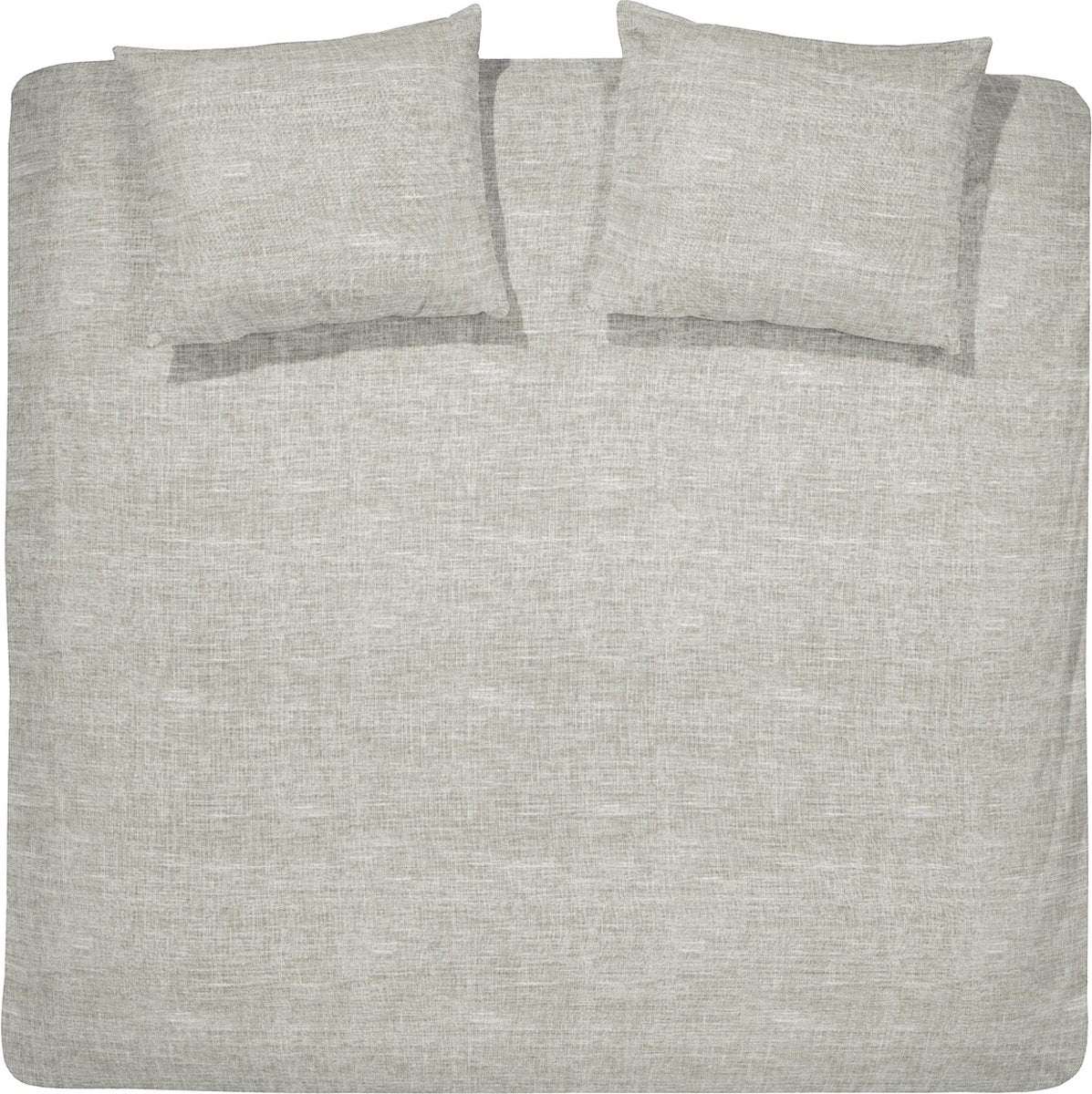 Copripiumino Cenerentola in lino - 2 persone - cotone - letti gemelli extra large - 260x200 220 cm - lino naturale + 2 federe 60x70