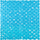 Tappetino doccia antiscivolo Differnz lapis 54x54 cm blu trasparente